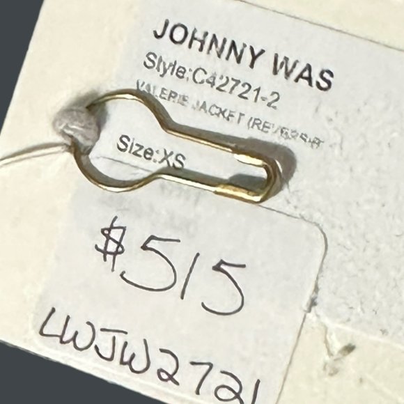 ABFAB! Johnny Was Valerie Jacket (Reversible) In White (SZ XS) (NWT) - Picture 11 of 12